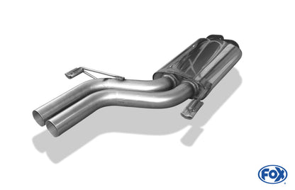 BMW E34 M5 Vorschalldämpfer Ø2x63,5mm
