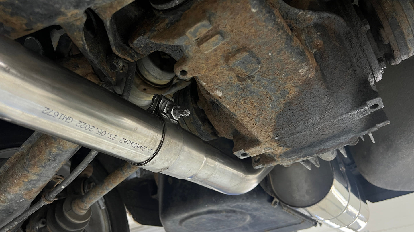 FOX BMW E28 520i ohne Kat Endschalldämpfer - 2x55 Typ 10