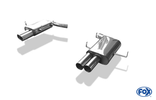 BMW E39 M5 Endschalldämpfer rechts/links - 2x80 Typ 10 rechts/links