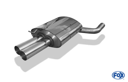 BMW E60 520i/ 523i/ 525i/ 530i Endschalldämpfer - 2x76 Typ 10
