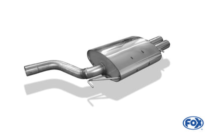 BMW E60 520i/ 523i/ 525i/ 530i Endschalldämpfer - 2x76 Typ 10