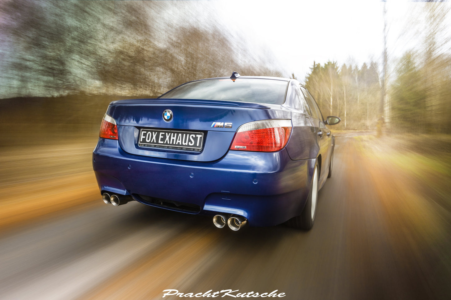 FOX BMW E60 M5 Endschalldämpfer rechts/links - 2x90 Typ 25 rechts/links
