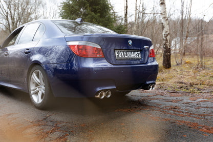 FOX BMW E60 M5 Endschalldämpfer rechts/links - 2x90 Typ 25 rechts/links