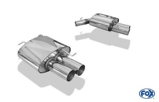 BMW F10 535d Endschalldämpfer rechts/links - 2x90 Typ 10 rechts/links