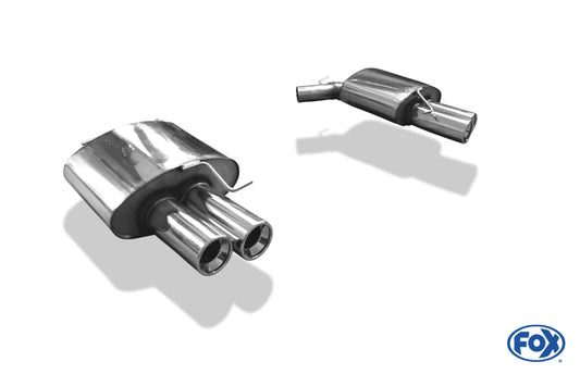 BMW F10 535d Endschalldämpfer rechts/links - 2x90 Typ 13 rechts/links