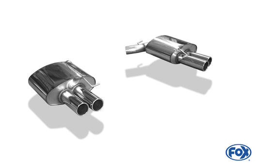 BMW F10 535i Endschalldämpfer rechts/links - 2x80 Typ 12 rechts/links