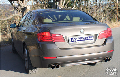 BMW F10 535i Endschalldämpfer rechts/links - 2x80 Typ 12 rechts/links
