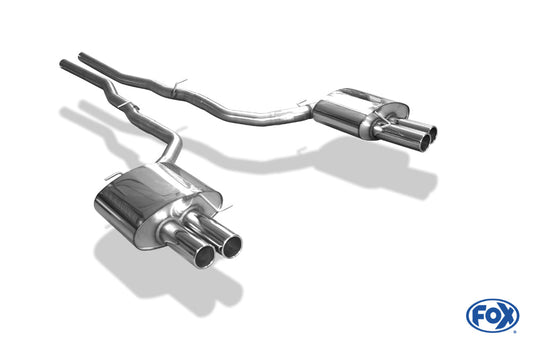 BMW F10 525d 530d Endschalldämpfer rechts/links - 2x80 Typ 12 rechts/links