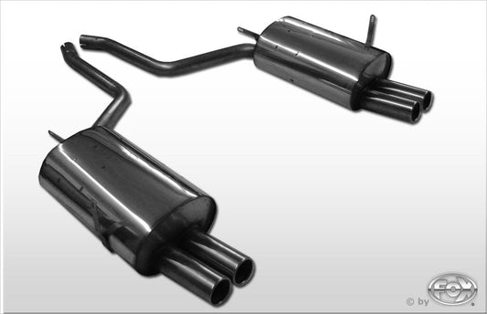 BMW E38 730i/ 735i/ 740i - Ohne Stoßstangenausschnitt Endschalldämpfer rechts/links - 2x76 Typ 13 rechts/links