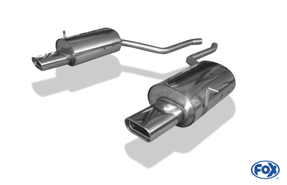 BMW E38 730i/ 735i/ 740i - Mit Stoßstangenausschnitt Endschalldämpfer rechts/links - 160x80 Typ 53 rechts/links