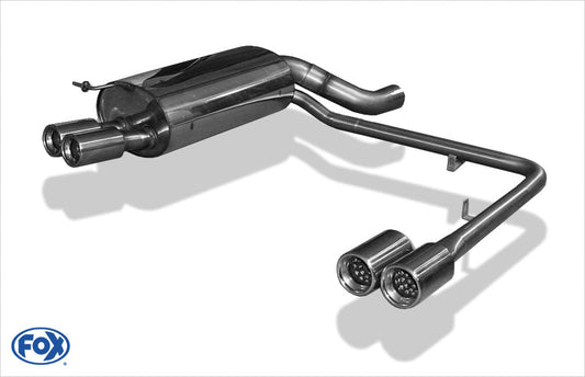 BMW E65 735i/ 745i Endschalldämpfer Ausgang rechts/links - 2x80 Typ 13 rechts/links