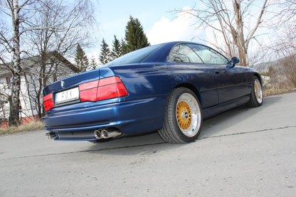 BMW E31 850i Endschalldämpfer rechts/links und Vorschalldämpfer - 2x90 Typ 25 rechts/links