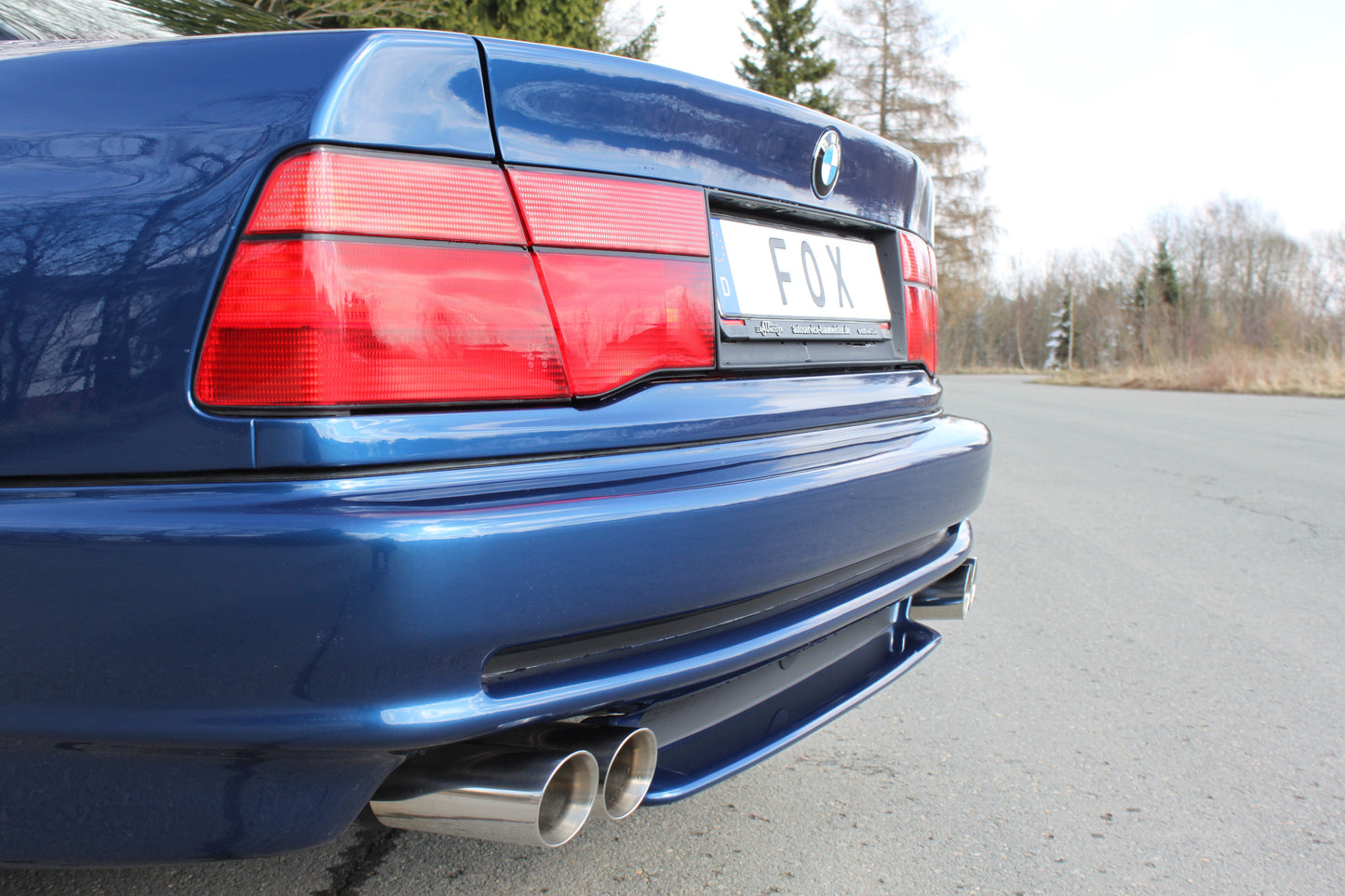 BMW E31 850i Endschalldämpfer rechts/links - 2x90 Typ 25 rechts/links