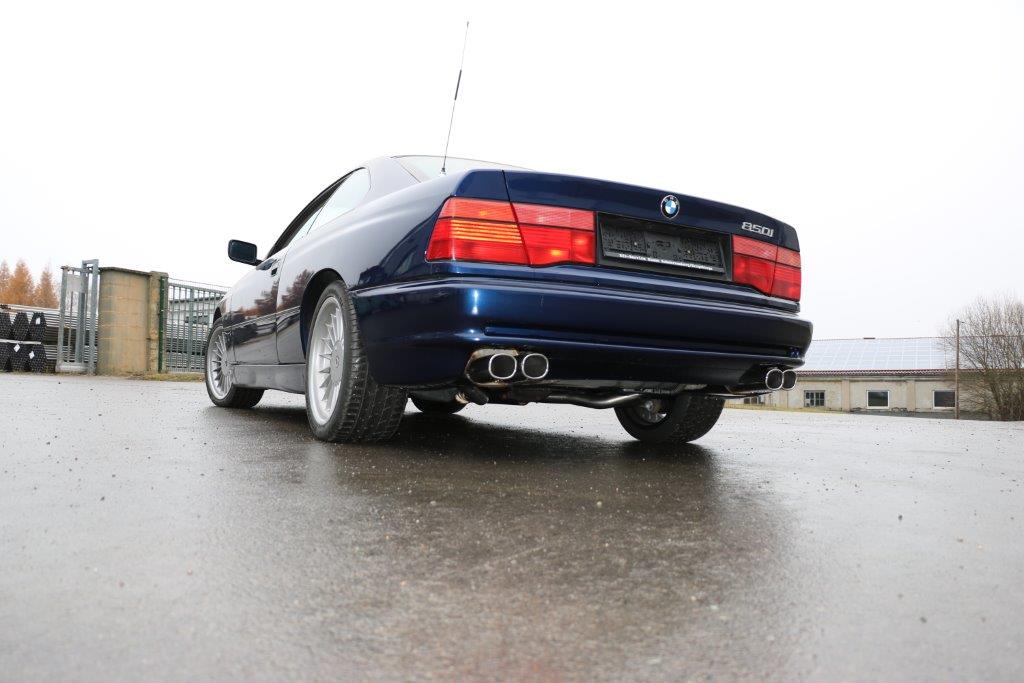 BMW E31 850i Endschalldämpfer rechts/links und Vorschalldämpfer - 2x93x79 Typ 70 rechts/links