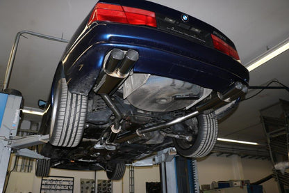 BMW E31 850i Endschalldämpfer rechts/links und Vorschalldämpfer - 2x93x79 Typ 70 rechts/links