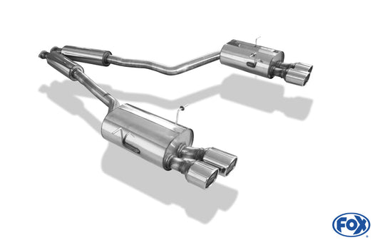 BMW E31 850i Endschalldämpfer rechts/links und Vorschalldämpfer - 2x93x79 Typ 70 rechts/links