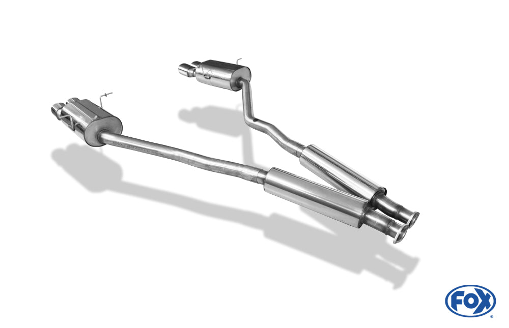 BMW E31 850i Endschalldämpfer rechts/links und Vorschalldämpfer - 2x93x79 Typ 70 rechts/links