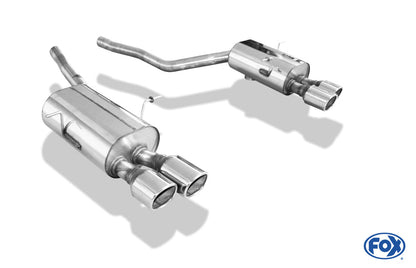 BMW E31 850i Endschalldämpfer rechts/links - 2x93x79 Typ 70 rechts/links