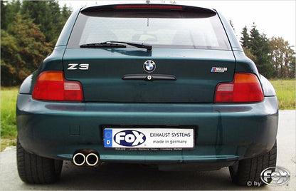 BMW Z3 Roadster & Coupe - E36 Endschalldämpfer - 2x70 Typ 13