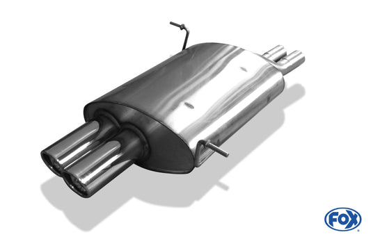 BMW Z3/ Z3 Coupe 3,0l Endschalldämpfer - 2x80 Typ 17