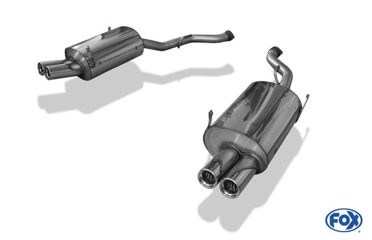 BMW Z3 M Endschalldämpfer rechts/links - 2x76 Typ 13 rechts/links