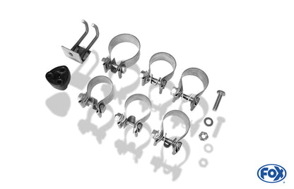 BMW Z4 E85 Endschalldämpfer Ausgang rechts/links inkl. Y-Verbindungsrohr 2x50mm - 2x76 Typ 10  rechts/links