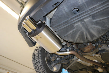 BMW X3 - X53 Endschalldämpfer auf original Vorschalldämpfer - 2x80 Typ 25