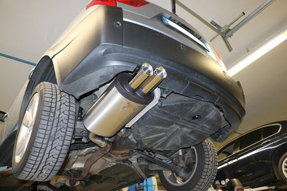 BMW X3 - X53 Endschalldämpfer auf original Vorschalldämpfer - 2x80 Typ 25