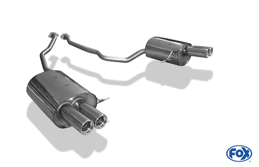 BMW X5 E53 Endschalldämpfer rechts/links - 2x76 Typ 13 rechts/links