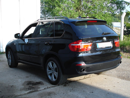 BMW X5 Typ E70 Diesel Endschalldämpfer quer Ausgang rechts/links - 1x93x79 Typ 71 rechts/links