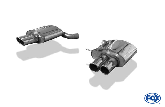 BMW F10 550i Endschalldämpfer rechts/links - 2x90 Typ 16 rechts/links
