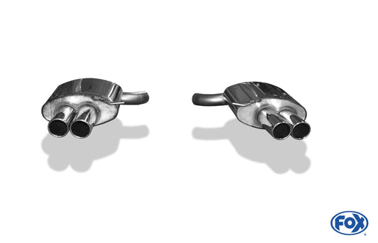 BMW F12/F13/F06 - 640i mit M-Paket Endschalldämpfer rechts/links - 2x90 Typ 16 rechts/links