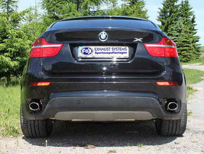 BMW X6 Endschalldämpfer quer Ausgang rechts/links - 115x85 Typ 38 rechts/links