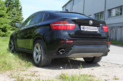 BMW X6 Endschalldämpfer quer Ausgang rechts/links - 115x85 Typ 38 rechts/links