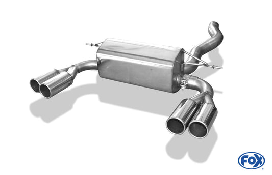 BMW F32/F33/F36 - 435i - M-Paket Endschalldämpfer quer Ausgang rechts/links - 2x80 Typ 12 rechts/links