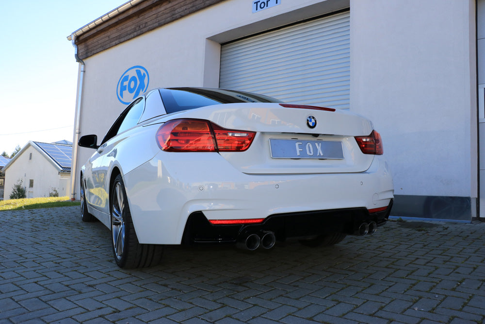 BMW F32/F33/F36 - 435i - M-Paket Endschalldämpfer quer Ausgang rechts/links - 2x80 Typ 25 rechts/links