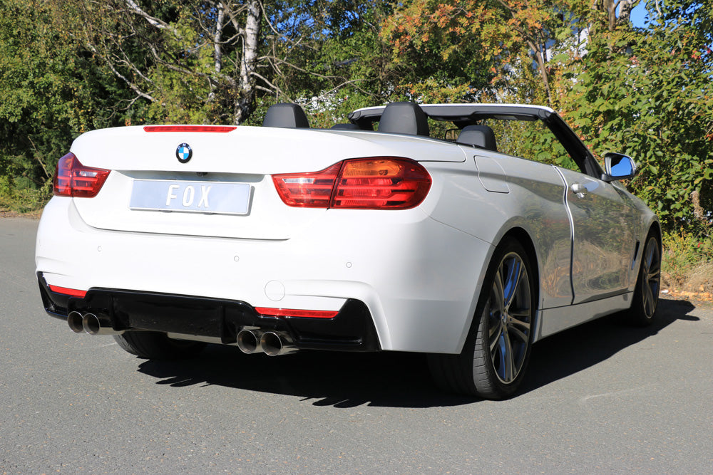 BMW F32/F33/F36 - 435i - M-Paket Endschalldämpfer quer Ausgang rechts/links - 2x80 Typ 25 rechts/links