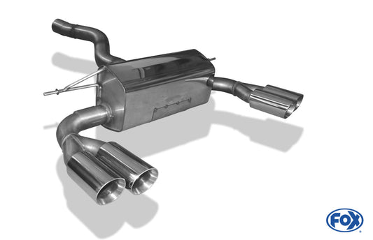 BMW F32/F33/F36 - 435i - M-Paket Endschalldämpfer quer Ausgang rechts/links - 2x80 Typ 25 rechts/links