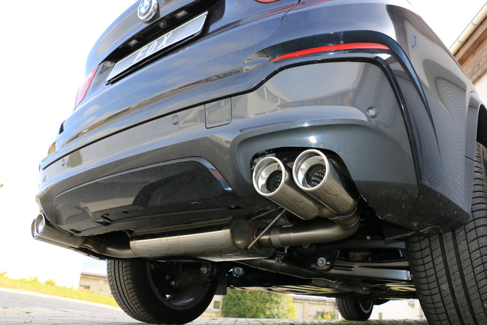 BMW X4 F26 Endschalldämpfer quer Ausgang rechts/links - 2x90 Typ 17 rechts/links