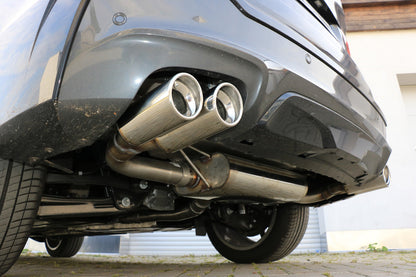 BMW X4 F26 Endschalldämpfer quer Ausgang rechts/links - 2x90 Typ 17 rechts/links