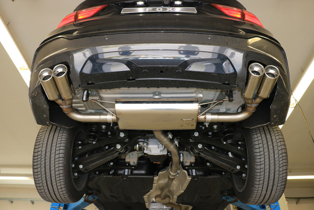 BMW X4 F26 Endschalldämpfer quer Ausgang rechts/links - 2x90 Typ 17 rechts/links