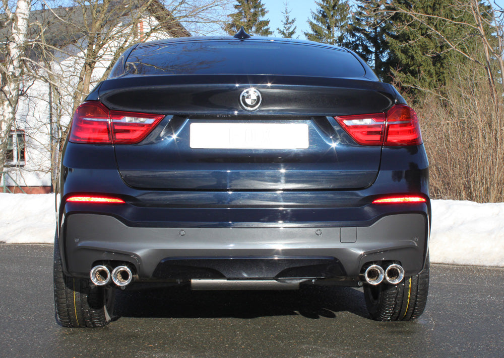 BMW X4 F26 - 35i 35d Endschalldämpfer quer Ausgang rechts/links - 2x90 Typ 17 rechts/links