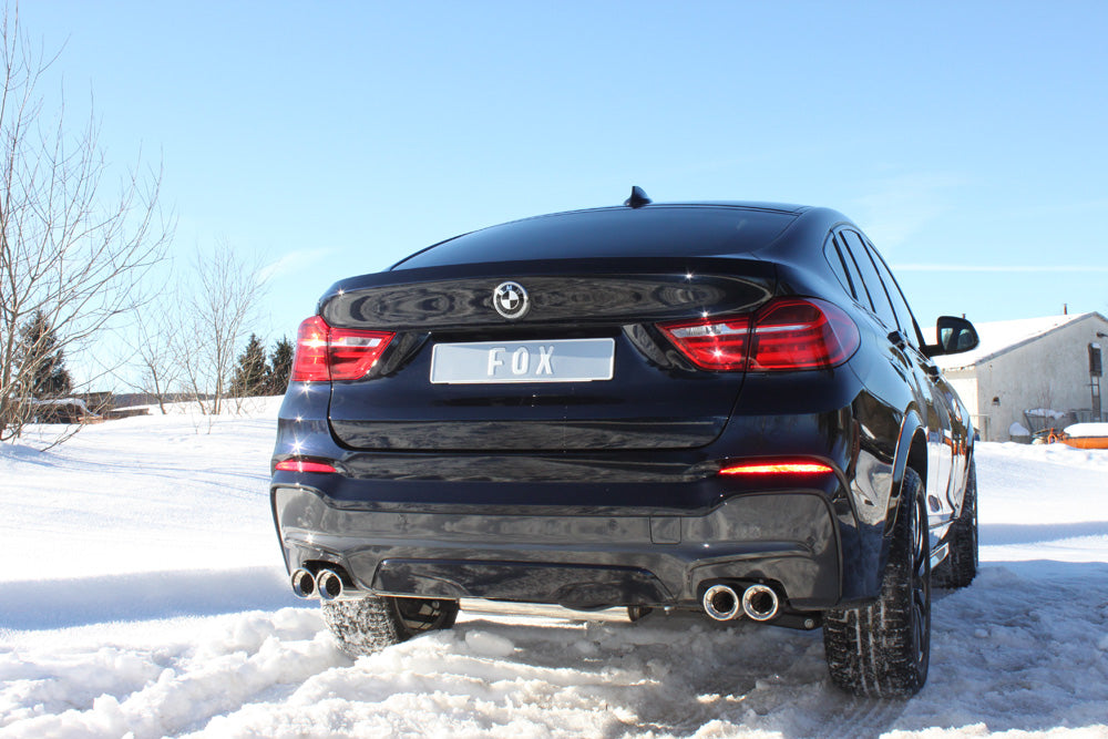 BMW X4 F26 - 35i 35d Endschalldämpfer quer Ausgang rechts/links - 2x90 Typ 17 rechts/links
