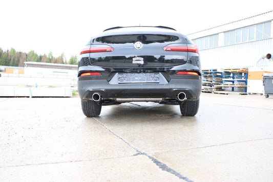 BMW X4 G02 - 20i Endschalldämpfer quer Ausgang rechts/links - 1x90 Typ 16 rechts/links