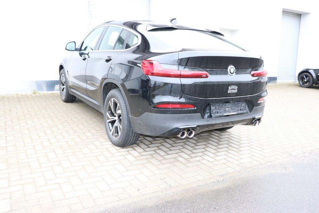 BMW X4 G02 - 20i Endschalldämpfer quer Ausgang rechts/links - 2x80 Typ 25 rechts/links