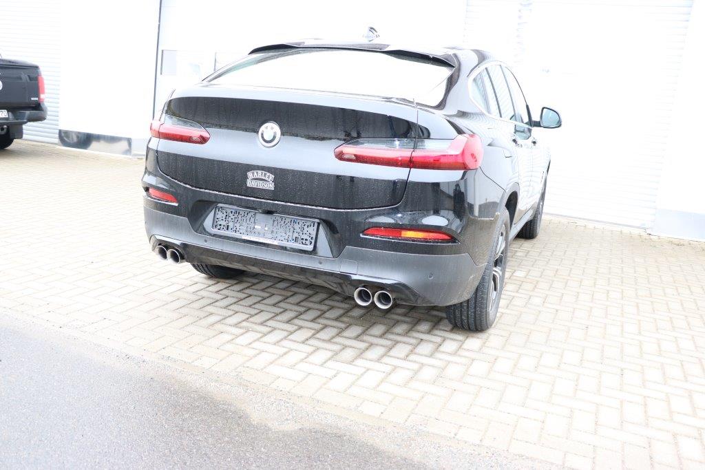 BMW X4 G02 - 20i Endschalldämpfer quer Ausgang rechts/links - 2x80 Typ 25 rechts/links