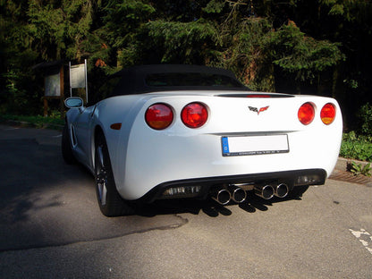 Corvette C06 Endschalldämpfer Ausgang mittig - 4x100 Typ 12 mittig
