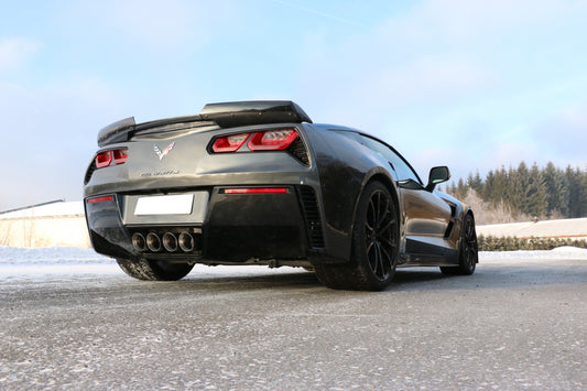 Corvette C7/ Z06 Endschalldämpfer Ausgang mittig - 4x100 Typ 25 mittig