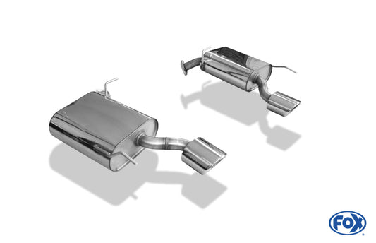 Chevrolet Captiva KLAC Endschalldämpfer rechts/links - 115x85 Typ 33 rechts/links