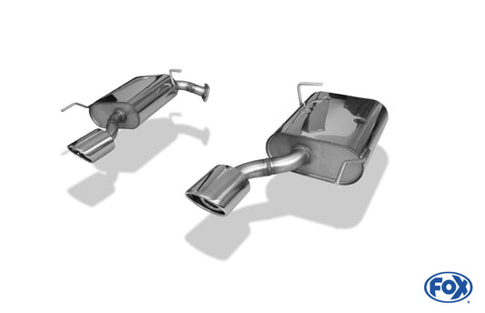 Chevrolet Captiva KLAC Endschalldämpfer rechts/links - 115x85 Typ 33 rechts/links